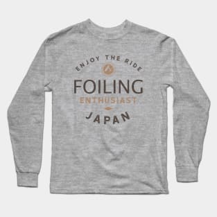 Hydrofoiling Enthusiast - Japan Long Sleeve T-Shirt